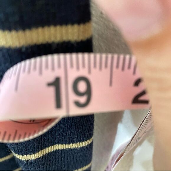 Jessica Howard Puff Sleeve Sweater Dress Striped Size XL - Picture 13 of 14